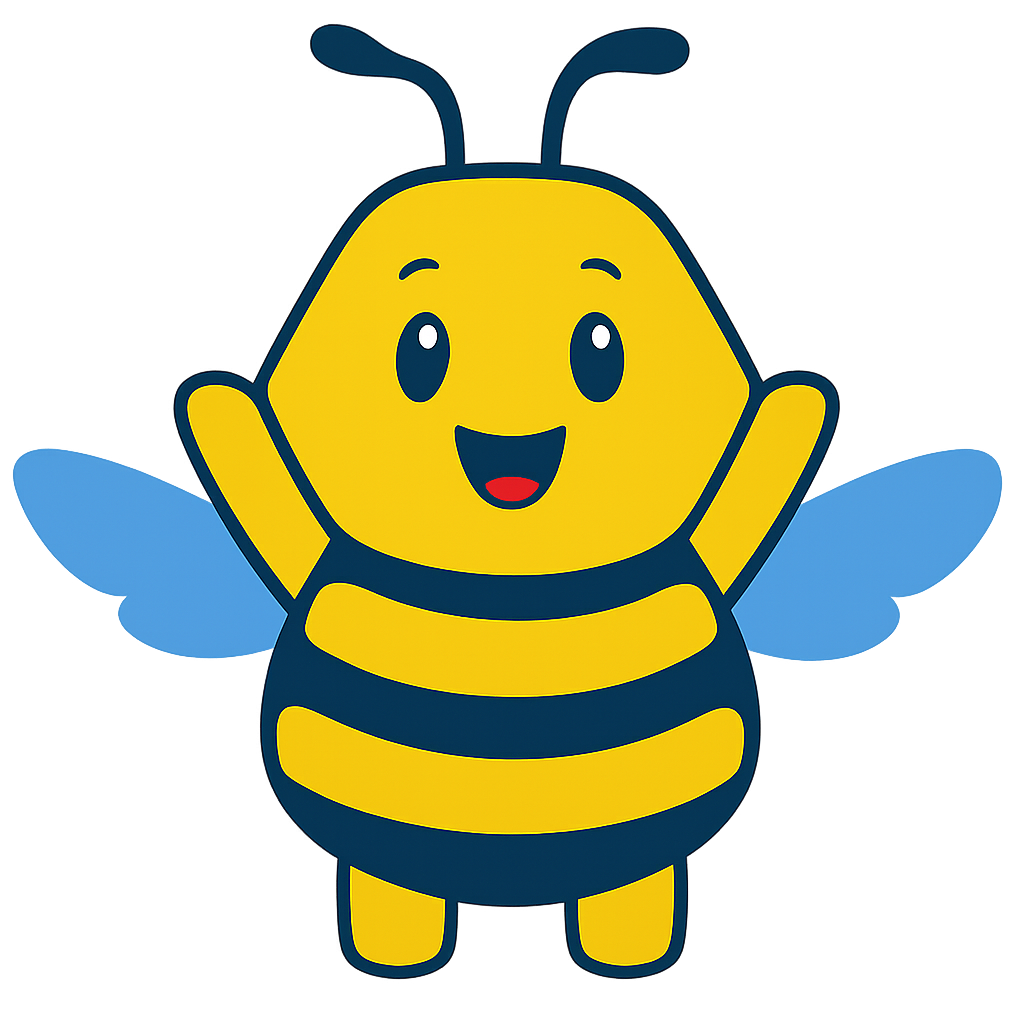 Abelha sorridente